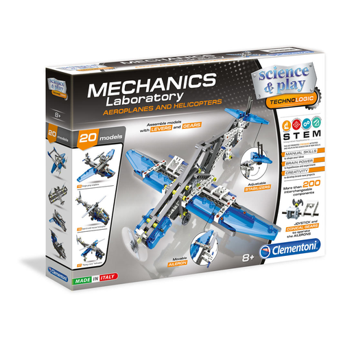 Clementoni - Mechanics Lab - Planes and Helicopters