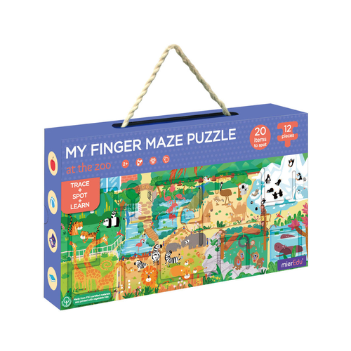 Sensory Finger Maze & Puzzle - At the Zoo