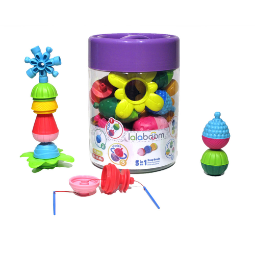 Lalaboom Snap Beads 48 pc beads and accessories