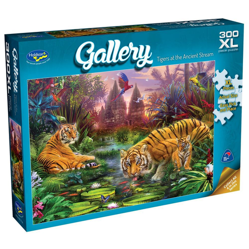 GALLERY 5 300PC XL (TIGERS AT THE ANCIENT STREAM)