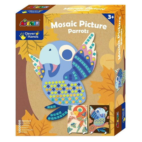 Mosaic Picture Kit Parrots