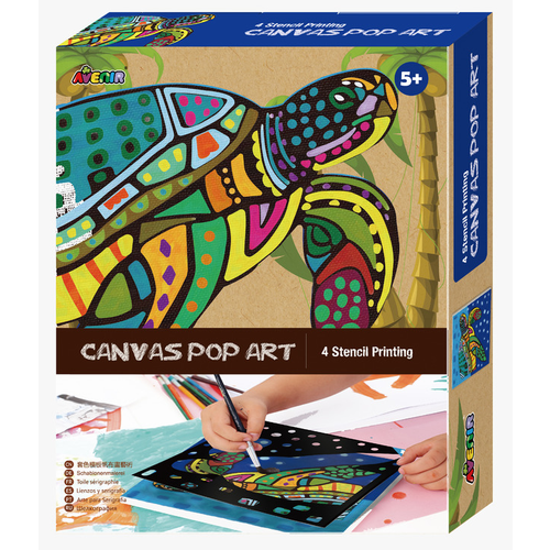 Canvas Pop Art Kit Turtle