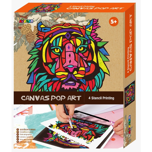 Canvas Pop Art Kit Lion