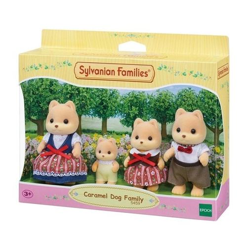 Caramel Dog Family ToysImaginative PlayStorytellingSylvanian
