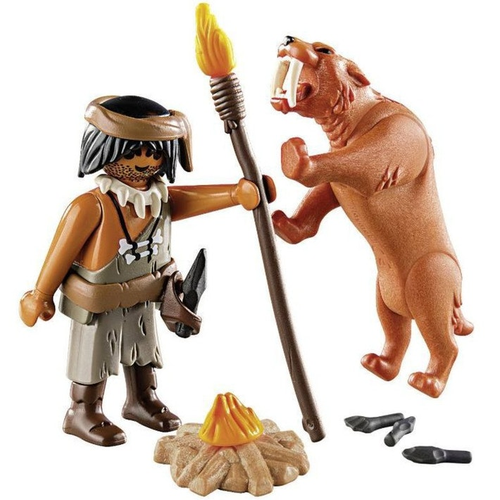 Playmobil Caveman with Sabretooth