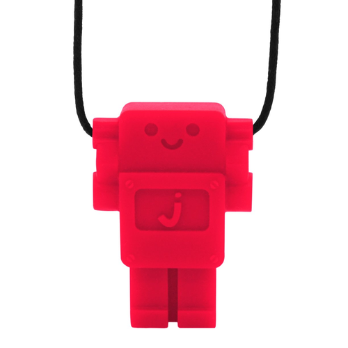 Robot Pendant Teether Scarlet Red