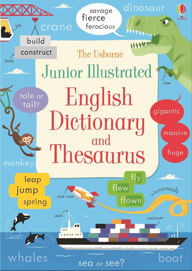 Junior Illustrated English Dictionary and Thesaurus BooksEducation