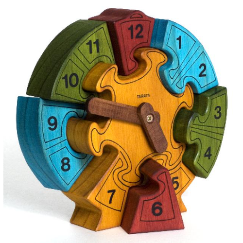 Wooden Clock Puzzle 