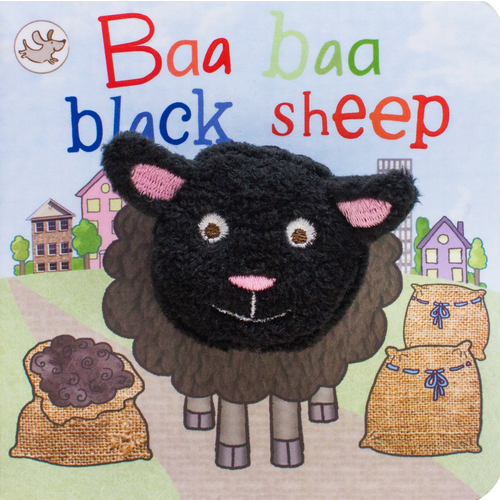 Little Me Baa Baa Black sheep Finger Puppet book