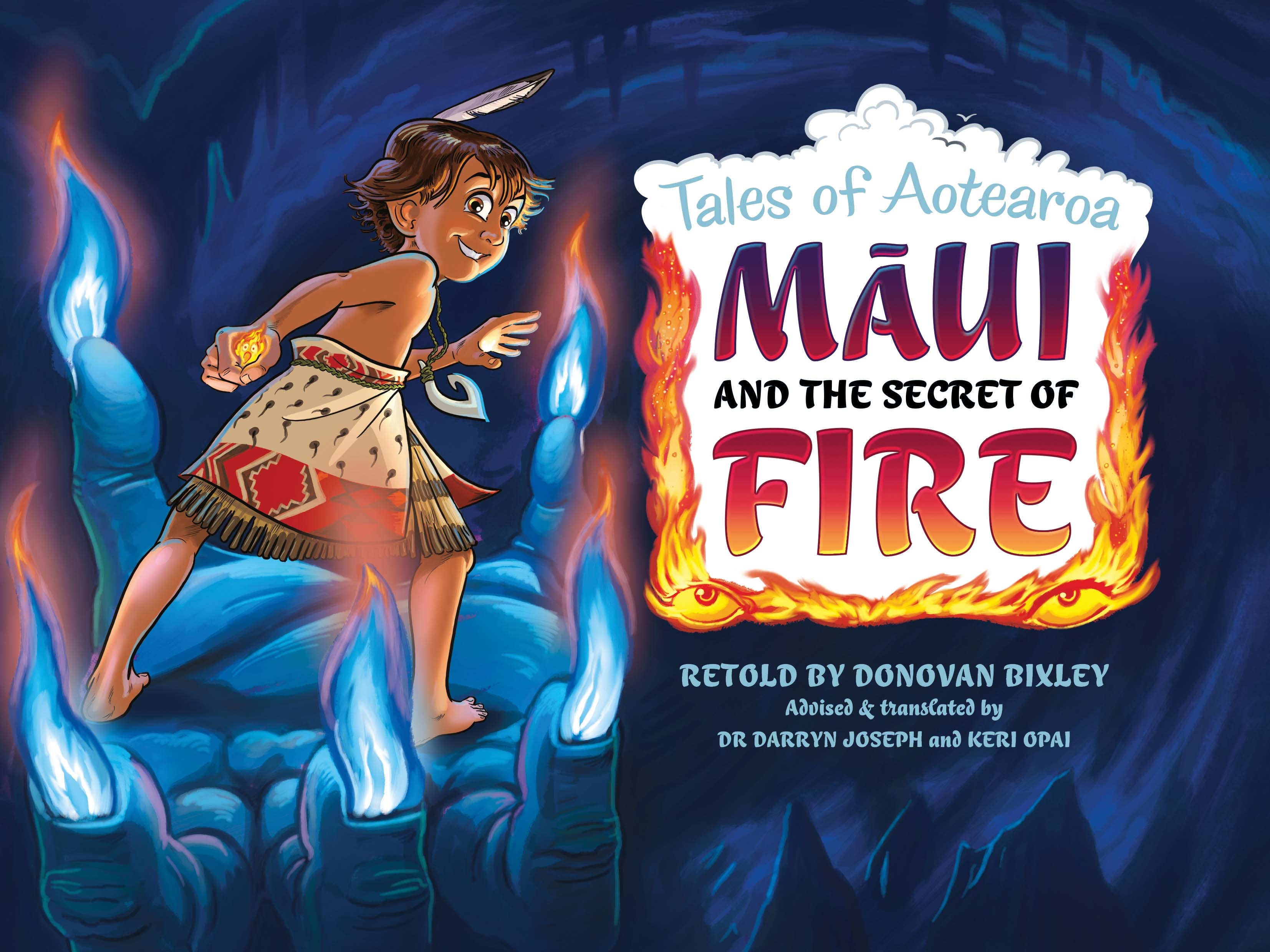 Maui and the Secret of Fire BooksTe Reo Maori Craniums Books