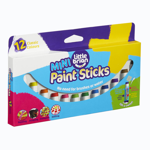 Mini Paint Sticks 12 Assorted