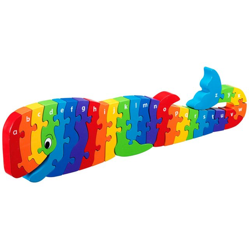 A-Z Wooden Puzzle - Whale