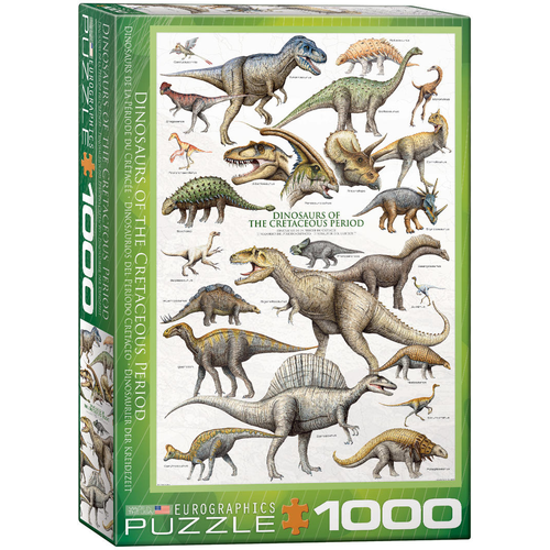 Dinosaurs of Cretaceous Period 1000pc