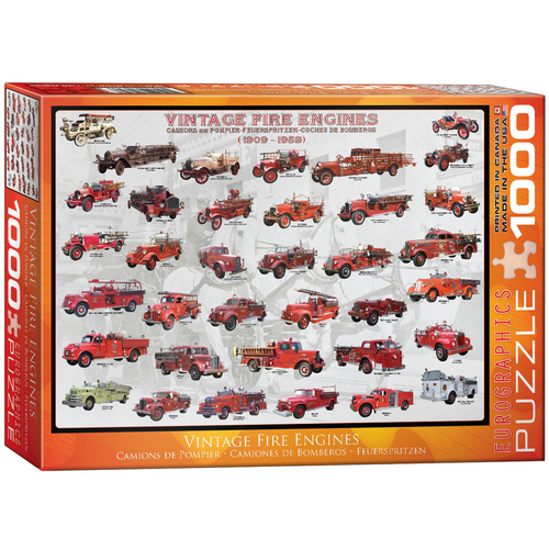 Vintage Fire Engines 1000pc