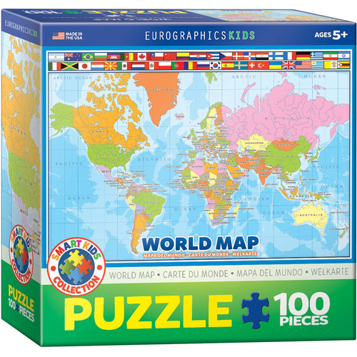 World Map 100pc