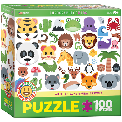 Emojipuzzle - Wildlife Animals 100pc