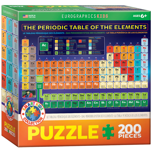 The Periodic Table of Elements 200pc