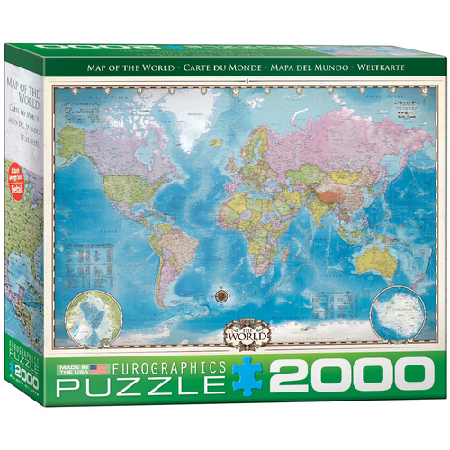 Map of the World 2000pc