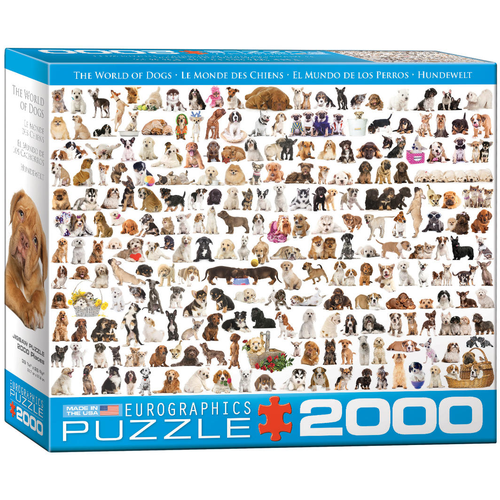 The World of Dogs 2000pc Games & PuzzlesPuzzles250 1000 Pieces Craniums Books Toys