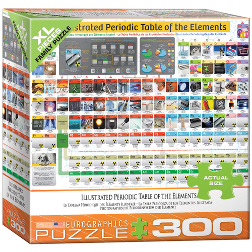 Illustrated Periodic Table of Elements 300pc  Puzzle