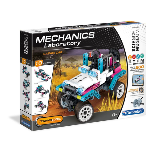 Clementoni - Science Museum -  Mechanics Lab - Jeep Safari Park
