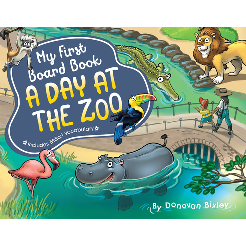 My First Board Book - A Day At The Zoo