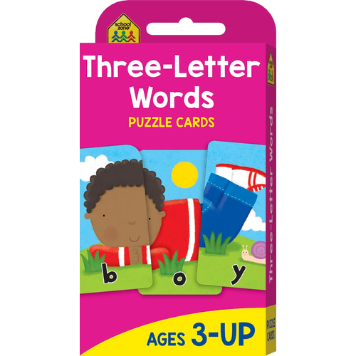 SZ Flash Cards - Three Letter Words