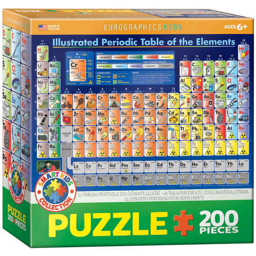 Puzzle Illustrated Periodic Table 200pc