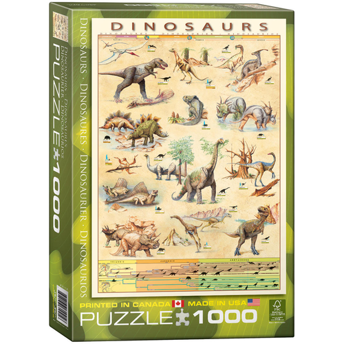 Puzzle Dinosaurs 100pc