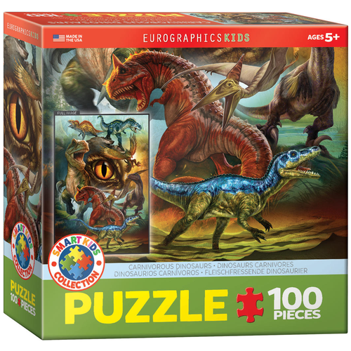 Puzzle Carnivorous Dinosaurs  100pc