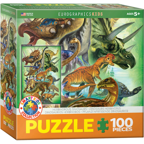 Puzzle Herbivorous Dinosaurs 100pc