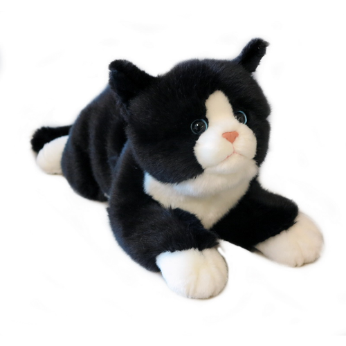 Soft Touch Cat Black/White 36cm