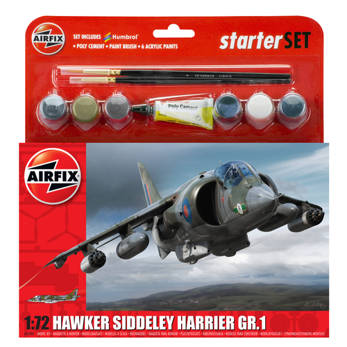 Starter Kit 1/72 Hawker Harrier GR1