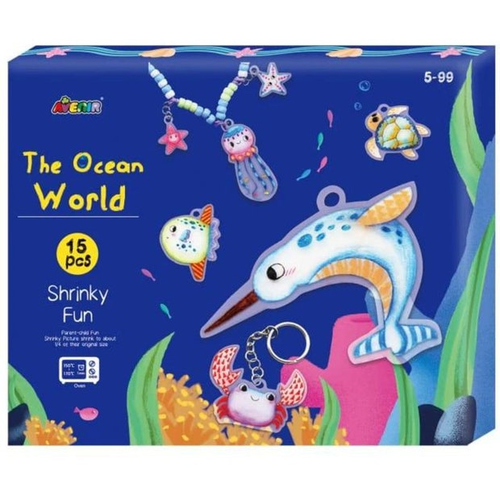 Craft Kit Shrinky Fun Ocean