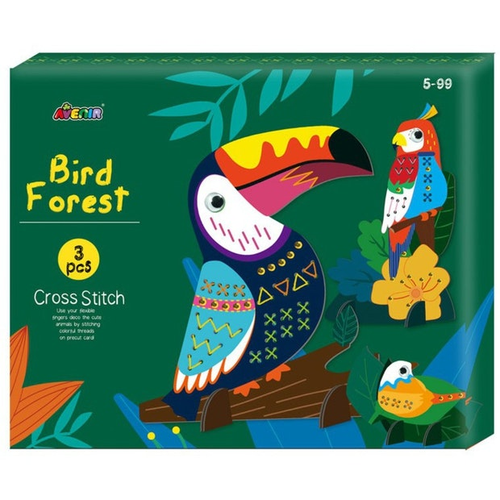 Craft Kit Cross Stitch Bird