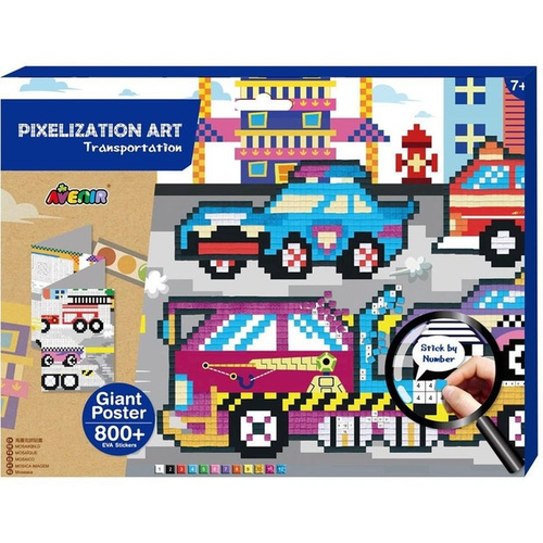 Pixelation Art Transport