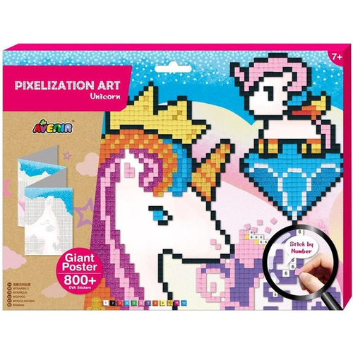 Pixelation Art Unicorn