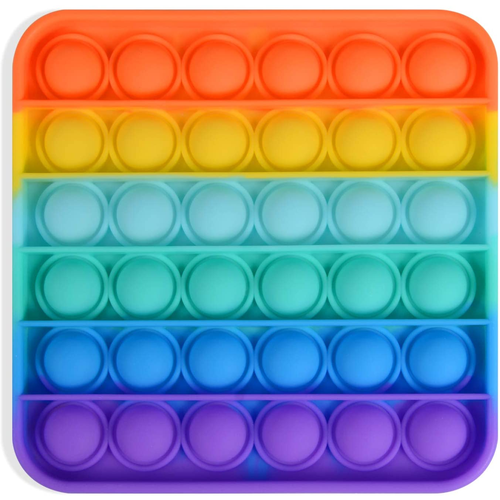Popit Fidget Toy - Rainbow Square