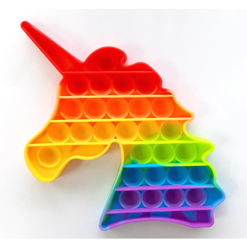 Popit Fidget Toy - Rainbow Unicorn