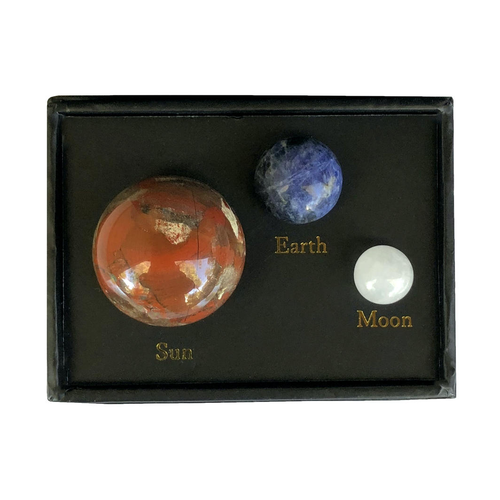 Cosmic Collection Tumbled Stones - Sun, Earth, Moon