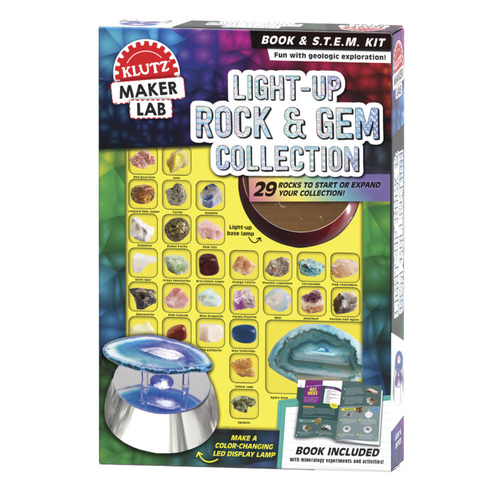 KLUTZ Light Up Rocks & Gems Collection