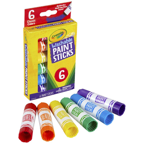 Crayola Washable Paint Sticks 6 Pack