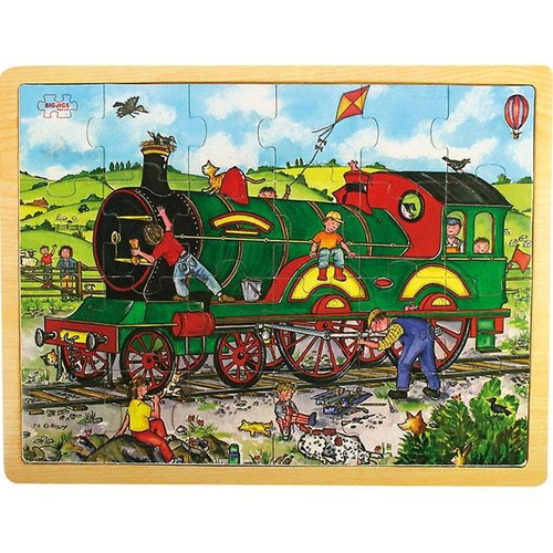 24 Piece Tray Puzzle - Train