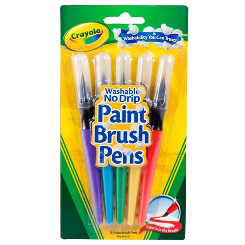 Crayola 5 Washable Paint Brush Set