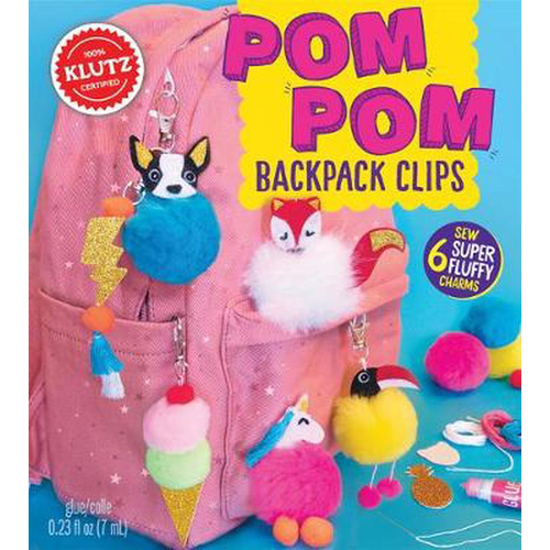 Klutz Pom Pom Backpack Clips