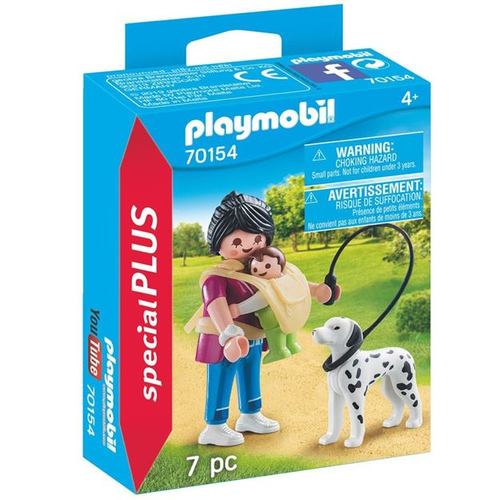 Playmobil Mother with baby and dog