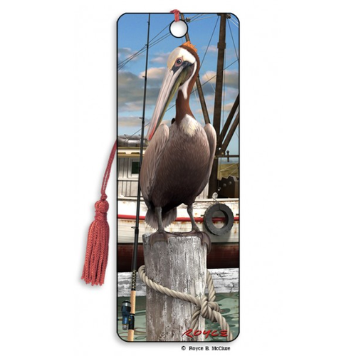 Pelican 3D Bookmark