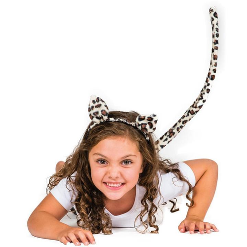 Leopard Headband & Tail Set